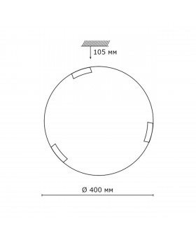 261 GLASSI SN 108 Светильник стекло/белое E27 2*100Вт D400 GRECA-foto2