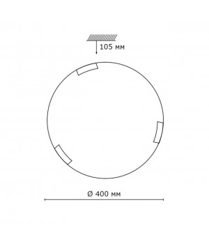 261 GLASSI SN 108 Светильник стекло/белое E27 2*100Вт D400 GRECA-foto2