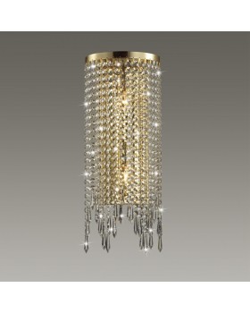 5028/2WA MODERN ODL23 431 золотой/прозрачный металл/хрусталь Бра E14 2*40W CHOKKA-foto3