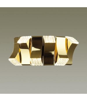 4993/12WL L-VISION ODL23 375 золотой/черный/металл/акрил Бра LED 12W 3000K ASTURO-foto3