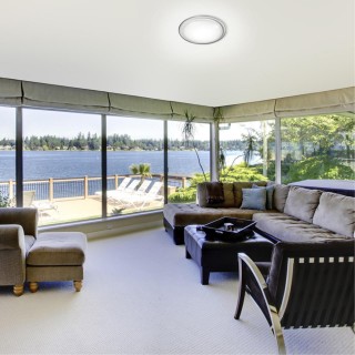 2011/E PALE SN 096 Светильник пластик/белый/прозрачный LED 72Вт 3000-6000K D593 IP43 пульт ДУ LIGA-foto3