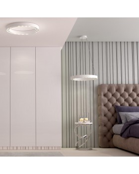 358797 OVER NT21 180 белый Светильник накладной светодиодный, длина провода 2м IP20 LED 50W 4800Лм 4000K 220-240V NLO-foto3