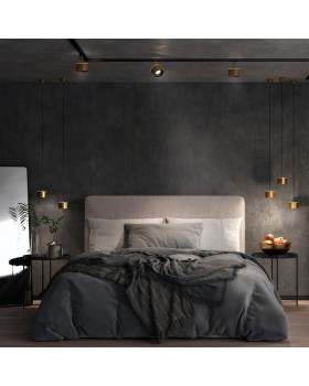 358969 OVER NT22 161 бронза св. Светильник накладной с переключ. цв. температуры, провод 2м IP20 LED 3000К\4000К\6000К 12W вниз + 3ВW вверх 110-265V G-foto3