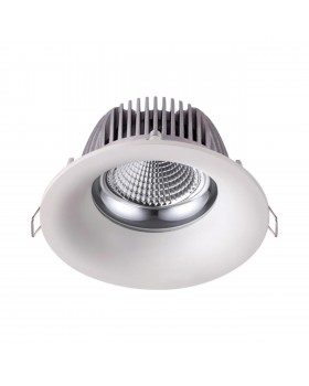 358024 SPOT NT19 253 белый Встраиваемый светильник IP20 LED 4100К 10W 220V GLOK