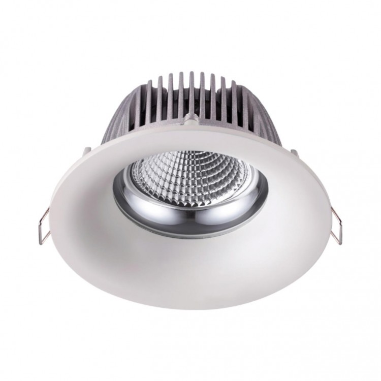 358024 SPOT NT19 253 белый Встраиваемый светильник IP20 LED 4100К 10W 220V GLOK