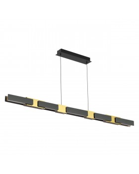 4991/40L L-VISION ODL23 381 черный/золотой/металл/акрил Люстра LED 40W 3000K FIERRO