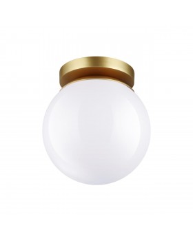 4247/1C HIGHTECH ODL21 245 золотист/металл/белый/акрил Потолочный светильник IP44 E27 LED max 5W BOSCO