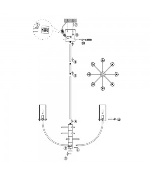 Подвесной светильник Maytoni MOD223PL-08BS-foto6