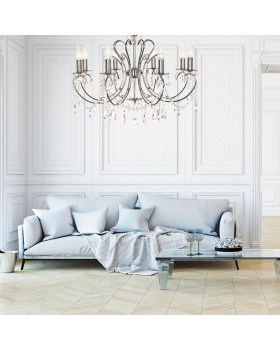 Подвесная люстра Arti Lampadari Romano E 1.1.8.601 NB-foto3