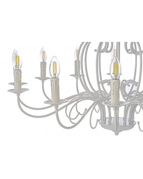 Подвесная люстра Arti Lampadari Amaro E 1.1.12 W-foto3