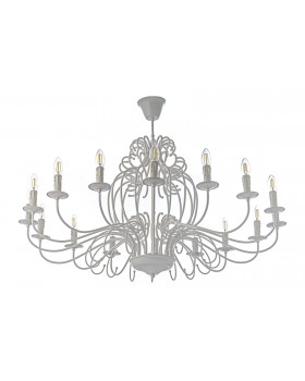 Подвесная люстра Arti Lampadari Amaro E 1.1.16 W-foto2