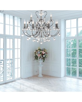 Подвесная люстра Arti Lampadari Romano E 1.1.12.600 NB-foto2