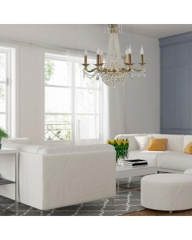 Подвесная люстра Arti Lampadari Amelia E 1.6.6.502 GB-foto6