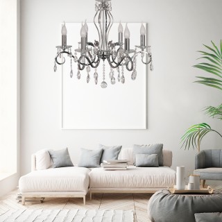 Подвесная люстра Arti Lampadari Vesuvio E 1.1.6.601 N-foto3