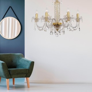 Подвесная люстра Arti Lampadari Sofia E 1.1.6.600 G-foto2