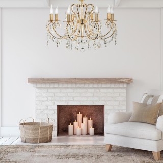 Подвесная люстра Arti Lampadari Romano E 1.1.8.601 G-foto3