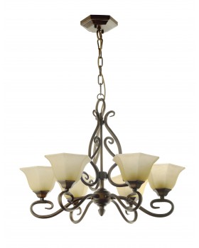 Подвесная люстра Dio DArte Elite Casello E 1.6.6.501 BR Подвесная люстра Dio DArte Elite Casello E 1.6.6.501 BR