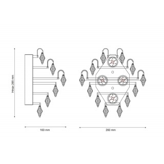 Lucia Tucci Eva W591.4 oro LED-foto3