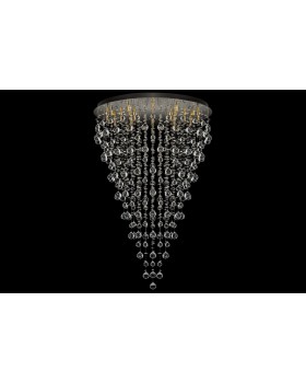 Подвесная хрустальная люстра Arti Lampadari Flusso H 1.4.80.615 N-foto3