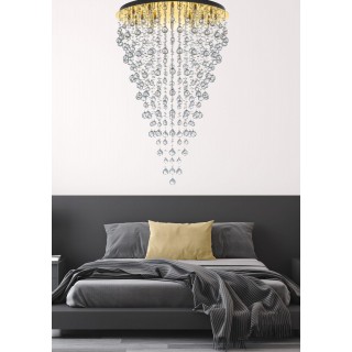 Подвесная хрустальная люстра Arti Lampadari Flusso H 1.4.80.615 G-foto6