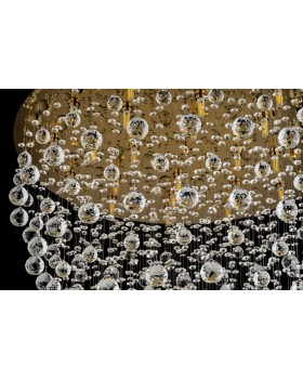 Подвесная хрустальная люстра Arti Lampadari Flusso H 1.4.80.615 G-foto5