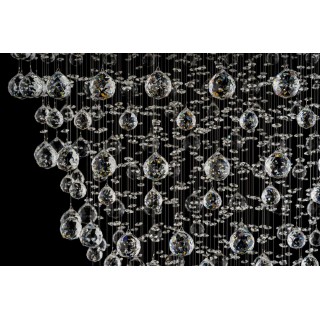 Подвесная хрустальная люстра Arti Lampadari Flusso H 1.4.80.615 G-foto4