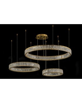 Подвесной светильник Dio D'Arte Elite Caneva L 1.5.80+60+40.100 G-foto2