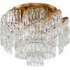 Люстра потолочная хрустальная 2176/05/12C Stilfort, серия Sapparo