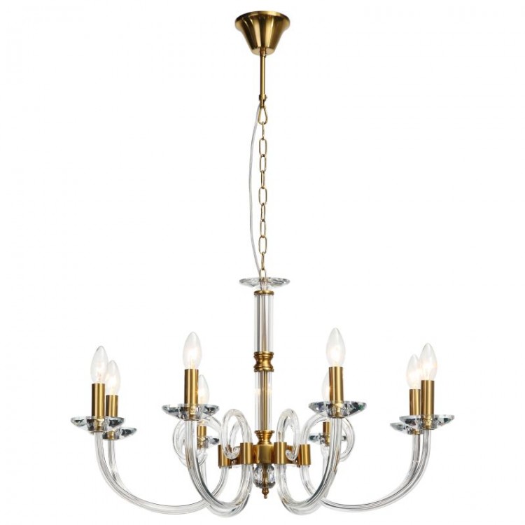 Люстра подвесная хрустальная Stilfort 1050/03/08P серия Glass